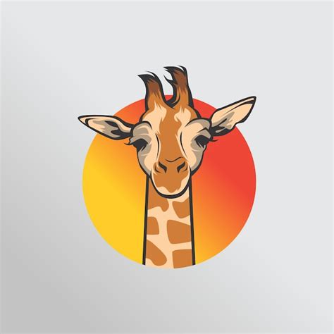 Premium Vector Giraffe Logo