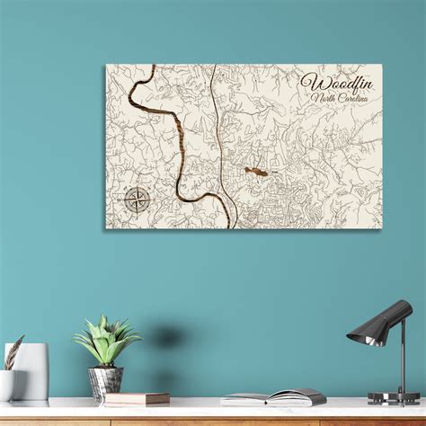 Woodfin, North Carolina Street Map – Fire & Pine