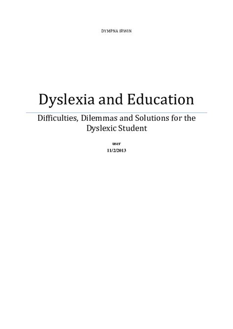 Pdf The Dyslexic Advantage Unlocking The Hidden Potential Of The Dyslexic Brain By Brock L