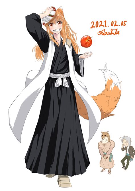 Holo Kurosaki Ichigo Craft Lawrence And Komamura Sajin Bleach And 1