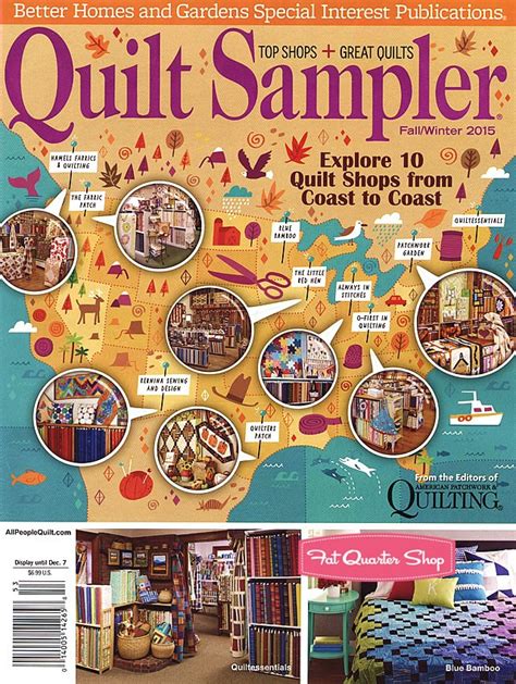 I Draw Maps Illustrated Map Of The Usa For Quilt Sampler Magazine