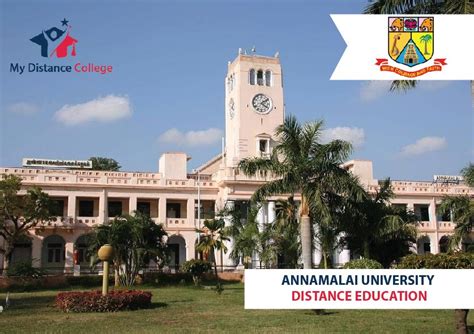 Annamalai University Distance Education My Distance College