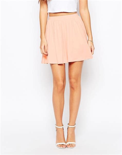 Asos Skater Skirt In Jersey At Asos Jupe De Patineuse V Tements