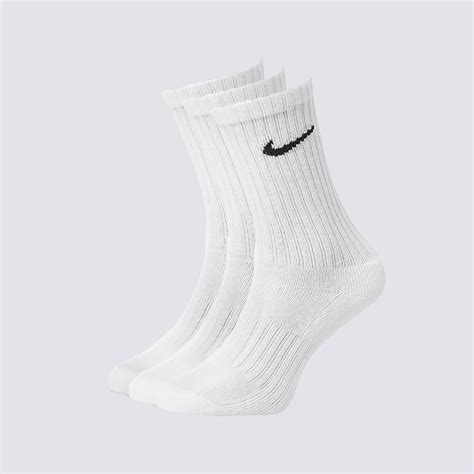 NIKE SKARPETY 3PPK VALUE COTTON CREW SX4508 101 BIAŁY Damskie