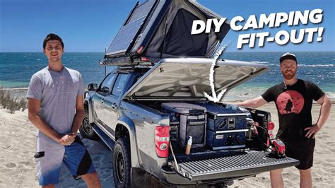 camping setup ute  chad thornton blog