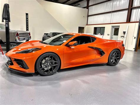 Chevrolet Corvette C8 Stingray Orange Signature Sv107 Wheel Wheel Front