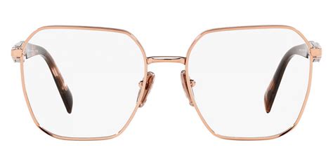 Prada Pr Zv Svf O Pink Gold Eyeglasses