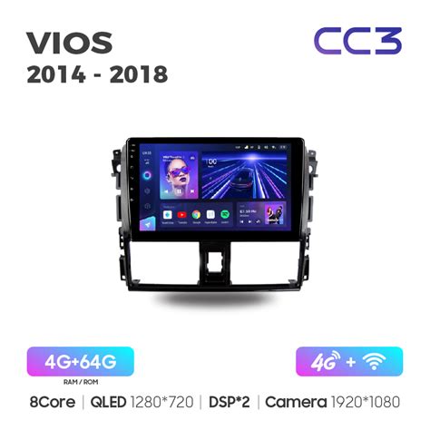 TEYES CC3 10 Toyota Vios 2014 2018 Android Car Player Head Unit