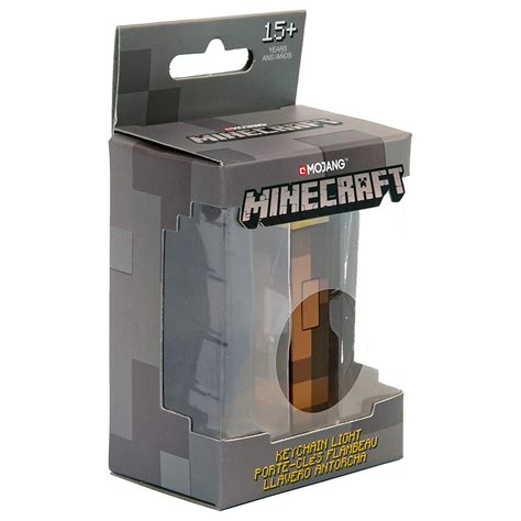 Minecraft Light Up Torch Key Chain Jinx Item Minecraft Merch