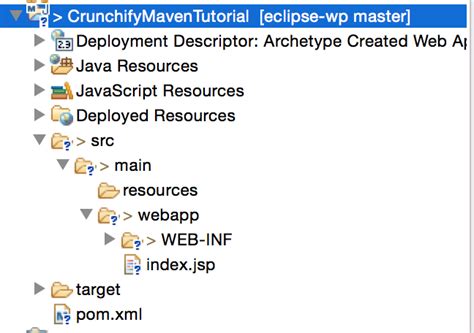 How To Create Dynamic Web Project Using Maven In Eclipse Crunchify