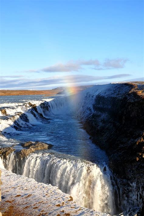 Waterfall Rainbow Iceland - Free photo on Pixabay - Pixabay