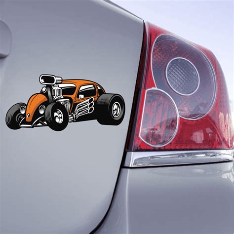 Sticker Hot Road Coccinelle Autocollant Hot Road Coccinelle