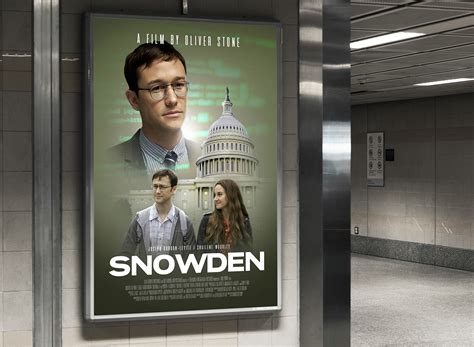 snowden movie poster on Behance