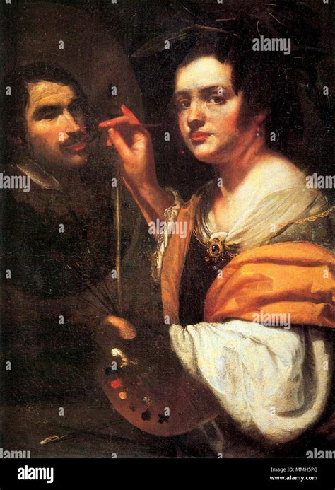 Italian Autoritratto Allegoria Della Pittura Self Portrait Allegory