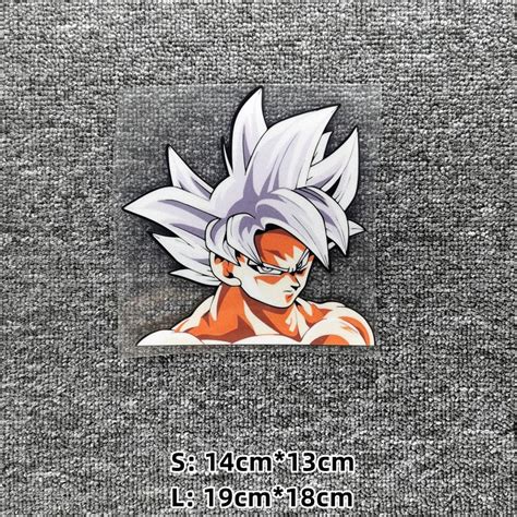 Car Stickers Dragon Ball Z Son Goku Vegeta Super Saiyan Anime