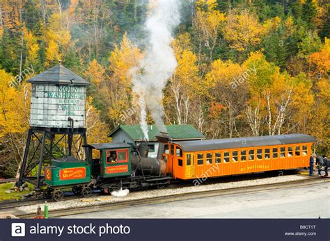 The Mount Washington Cog Railway In New Hampshire Usa Stock Photo Alamy