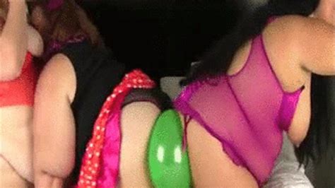 BBW Jezebel Jolie Platinum Puzzy And Friend Are Blowing Up Balloons And Popping Them The Best