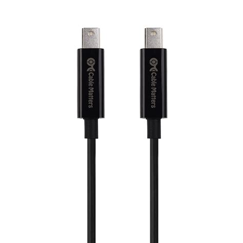 Cable Matters 1m Thunderbolt™ Cable in Black | Thunderbolt Technology ...