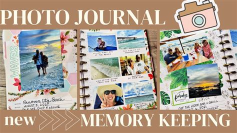 Plan With Me Photo Journal Memory Keeping Spreads The Happy Planner