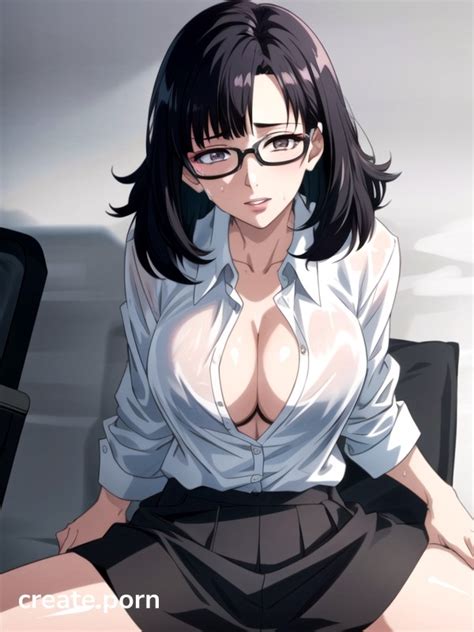 Office Pale Skin Unbuttoned AI Porn