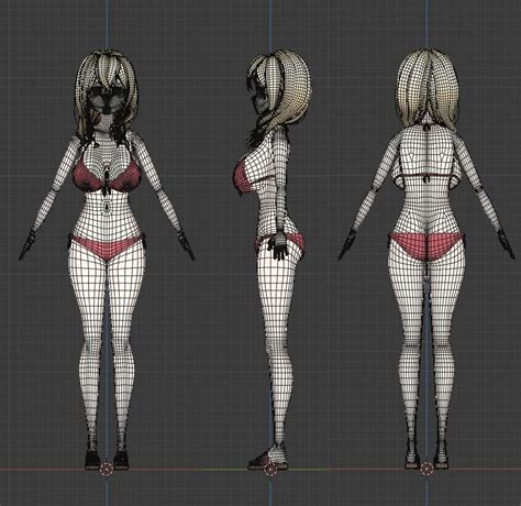 VRM VRC Anime 3d Char Sunohara Ayaka 3D Model Rigged CGTrader