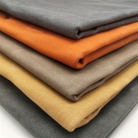 16 Oz Waxed Canvas Fabric Hand Waxed Cotton Canvas Fabric Hard