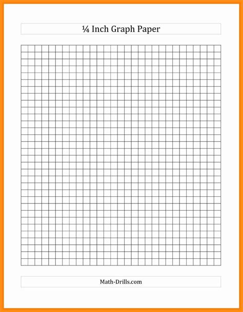 Printable Graph Paper 1 Inch