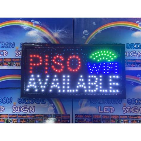 Rainbow Bridge Led Signage Piso Wifi Available New Small Large