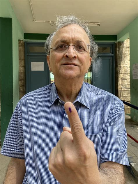 Ramachandra Guha On Twitter I Just Voted And For A Progressive