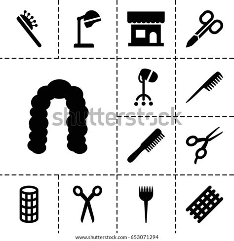 Hairdresser Icon Set 13 Filled Hairdressericons Stock Vector Royalty Free 653071294 Shutterstock