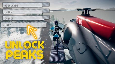 Permanently Unlocking The Peaks Map Descenders Mobile Canyon Gameplay