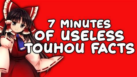 7 Minutes Of Useless Touhou Facts YouTube