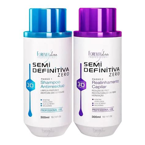 Forever Liss Semi Definitiva 3d 2x300ml Btx Zero 250g