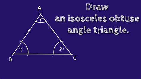 How To Draw An Isosceles Obtuse Triangle Construct An Isosceles Obtuse