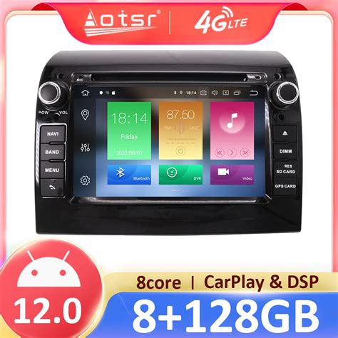 7 Inch 2 Din Android 12 PX6 Auto Radio Voor Fiat Ducato 2007 2015