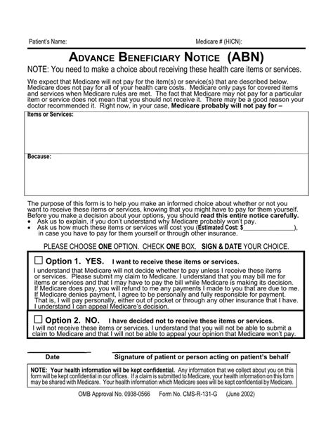 Form No Cms R 131 G ≡ Fill Out Printable Pdf Forms Online