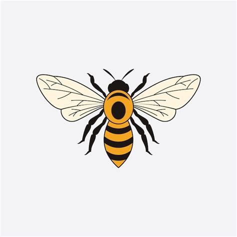 Abeja Logo Vector Ilustraci N Dise O Icono Logo Vector Premium