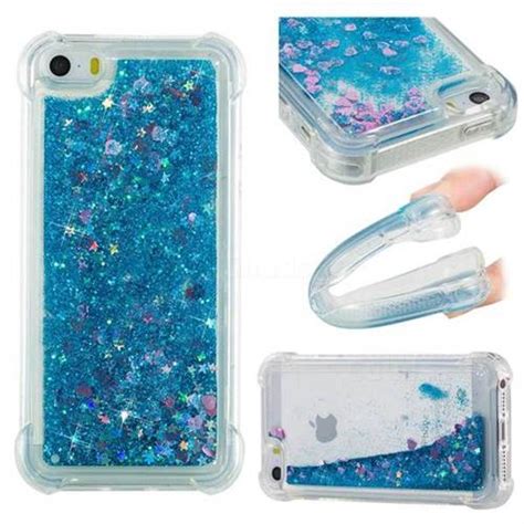 Dynamic Liquid Glitter Sand Quicksand Tpu Case For Iphone Se 5s 5