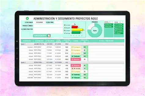 Plantilla Historias De Usuario Scrum En Excel Gestión Ágil