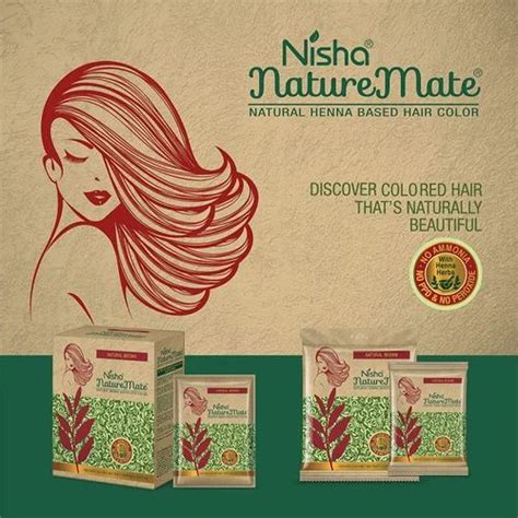 Nisha Nature Mate Natural Brown 15gm At Rs 150 Piece Natural Henna In