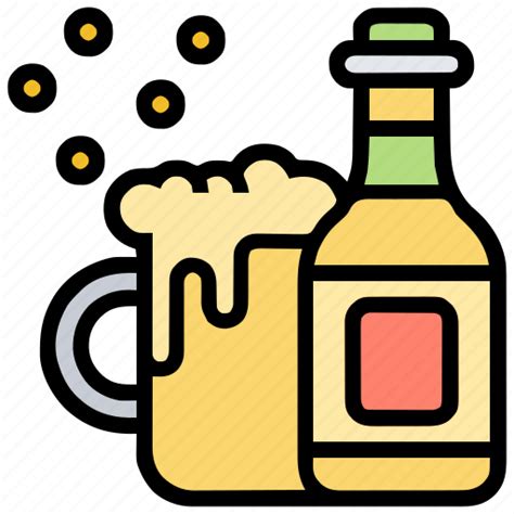 Beer Party Bottle Bar Beverage Glass Mug Icon Download On Iconfinder