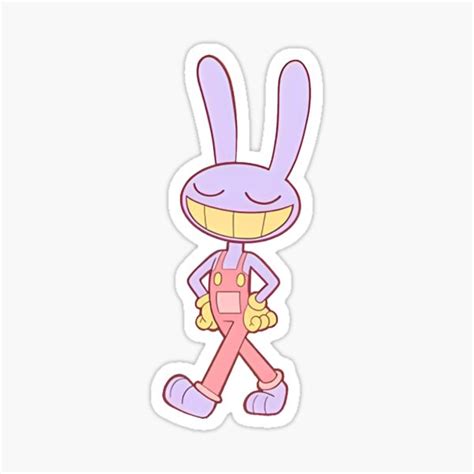 "Jax [ The Amazing Digital Circus ]" Sticker for Sale by Viwwe | Redbubble