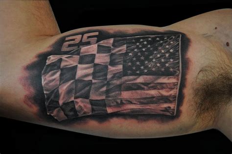 Aggregate 78 Racing Flag Tattoo Best Vn