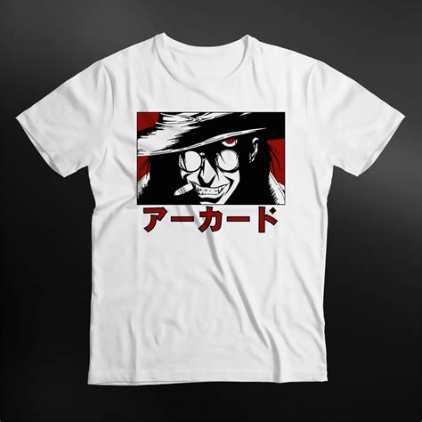 Camiseta Unissex Anime Hellsing Alucard Shopee Brasil