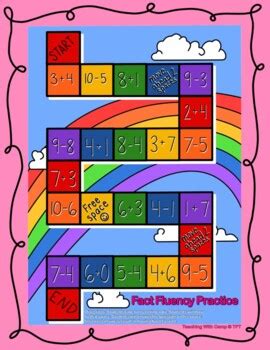 Math Board Games by Teaching With Camp | TPT