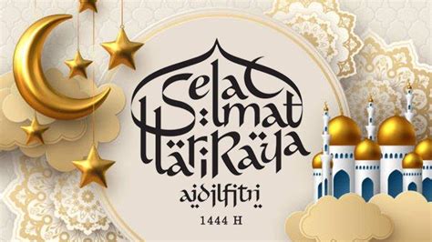 10 Poster Ucapan Selamat Hari Raya Idul Fitri 2023 Untuk Dibagikan Ke