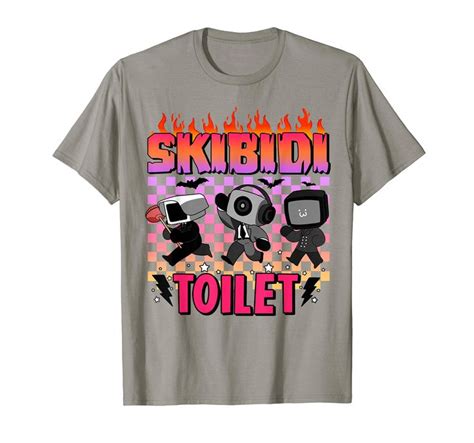 Skibidi Toilet Cameraman, Speakerman, TVman, meme game Funny T-Shirt ...