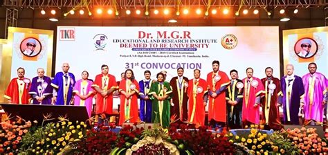 Dr M G R Educational And Research Institute Deemed To Be University