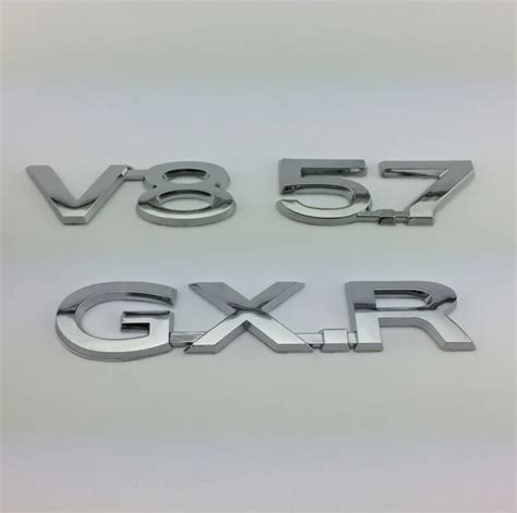 Pcs Vxr Gxr Vxl Txl Car Stickers Decoration Abs V V Vx Car