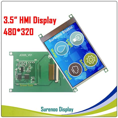 HMI 지능형 스마트 USART UART 직렬 TFT LCD 모듈 디스플레이 패널 터치 패널 없는 아두이노용 3 5 인치